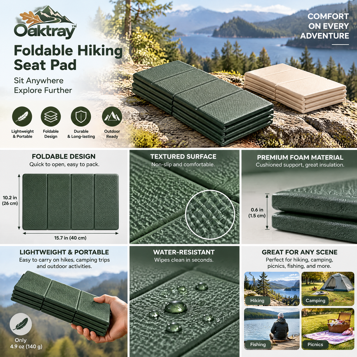 Foldable Trail Exercise Mat